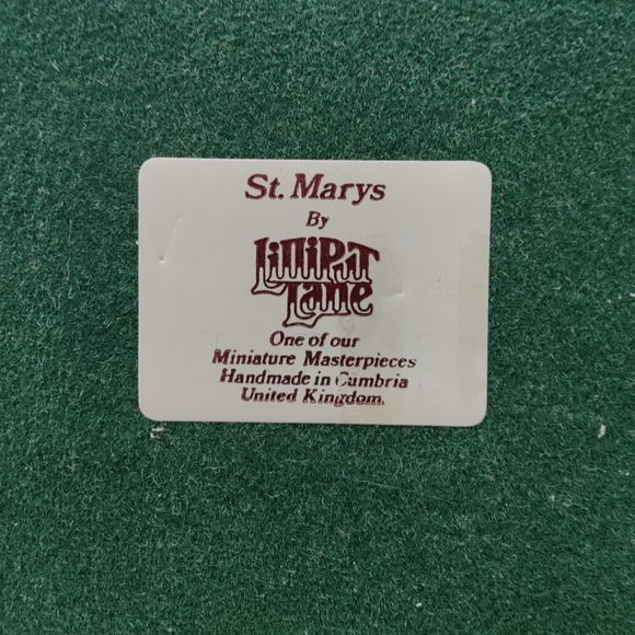 1985 - 88 | Lilliput Lane miniature | St. Mary's Cumbria Church | made in 🇬🇧 - Picture 6 of 15